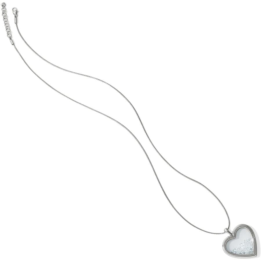 Pure Love Shaker Long Necklace silver 3