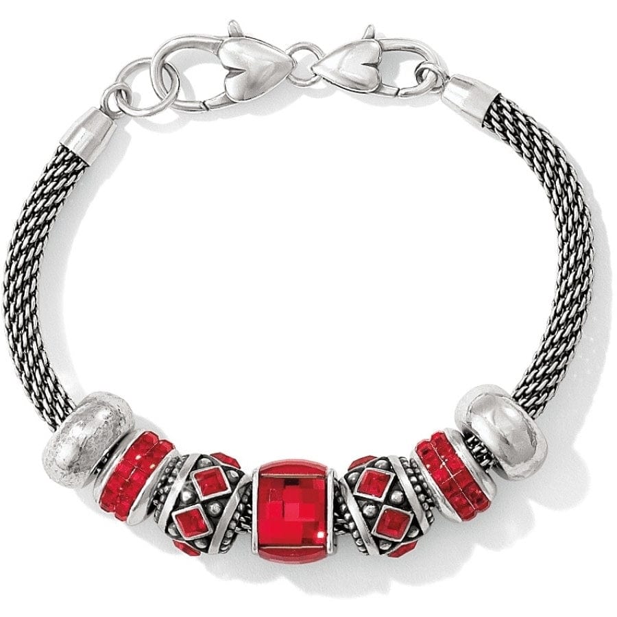 Radiant Red Charm Bracelet