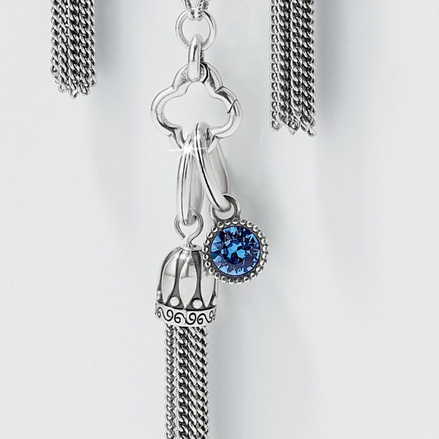 Radiate Joy Amulet Necklace Gift Set silver-sapphire 2