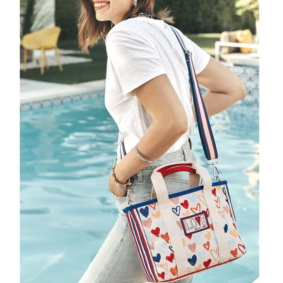 Brighton Bags | Brighton Red, White and You Mini Tote | Color: Blue/Red | Size: Os | Lareischl01's Closet