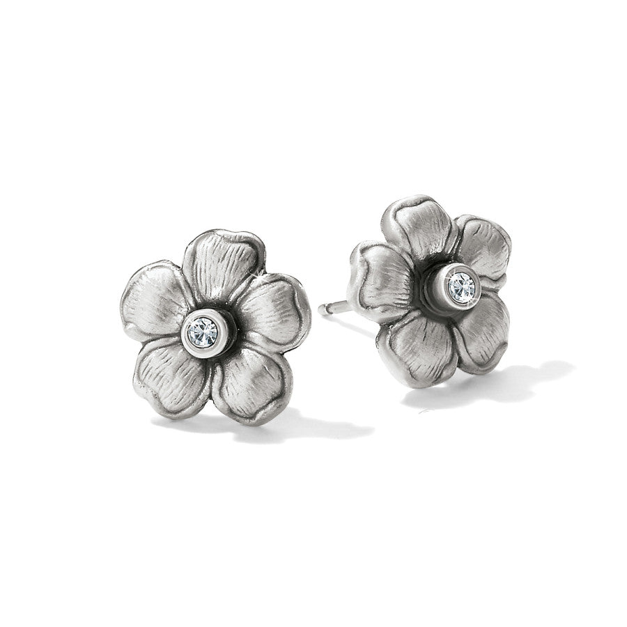 Retro Garden Mini Post Earrings silver 1