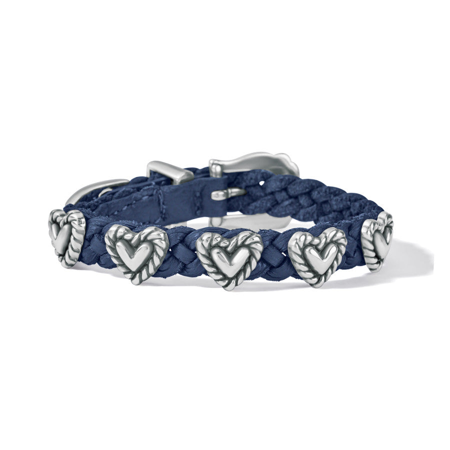 Roped Heart Braid Bandit Bracelet french-blue 12
