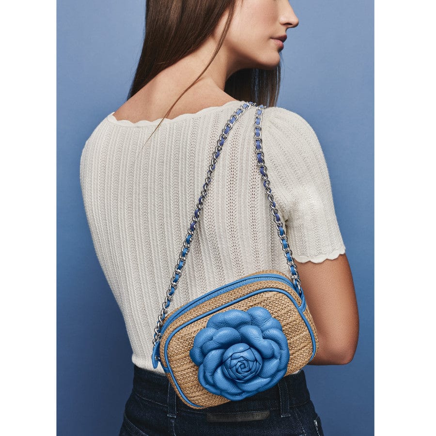 Rosie Straw Camera Bag true-blue 5