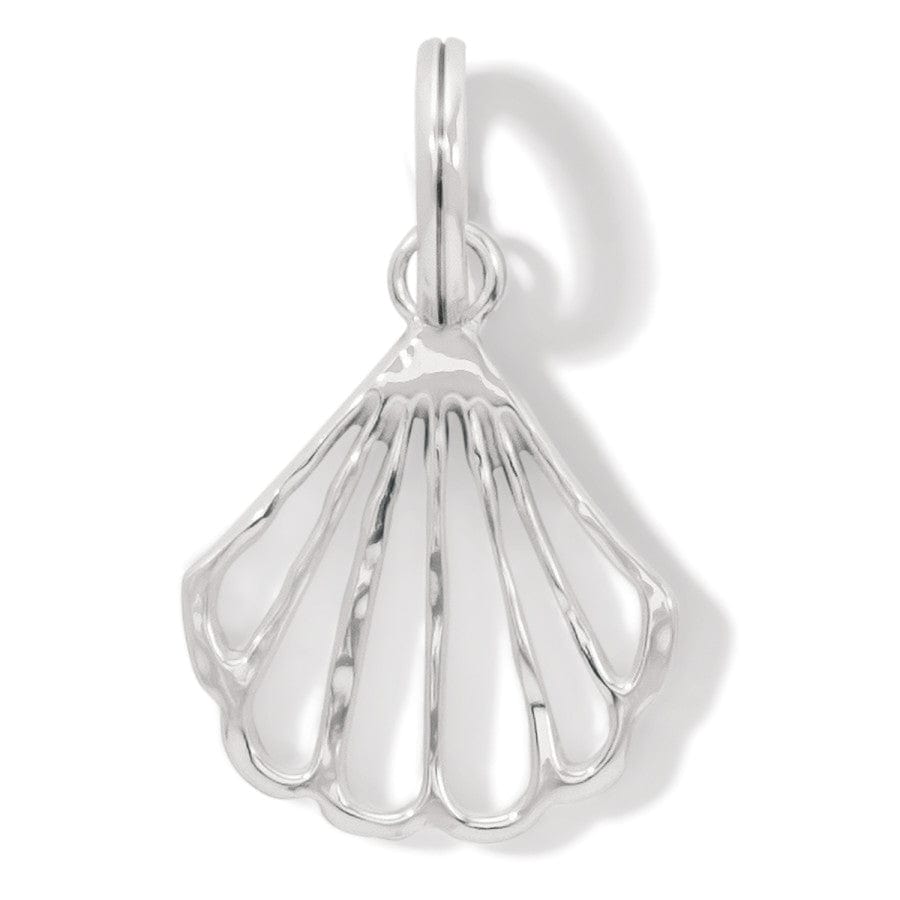 Scalloped Shell Charm Bracelet silver 5
