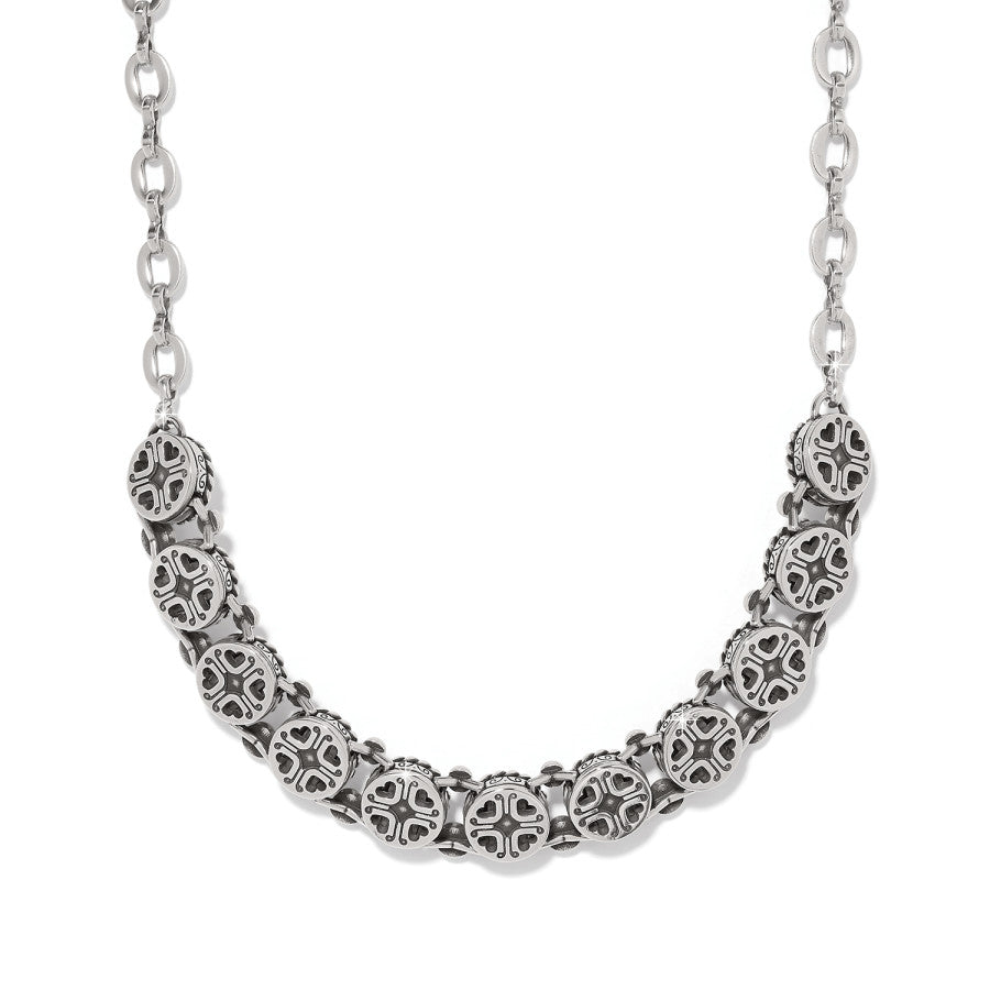 Sea Gem Collar Necklace silver-pearl 2