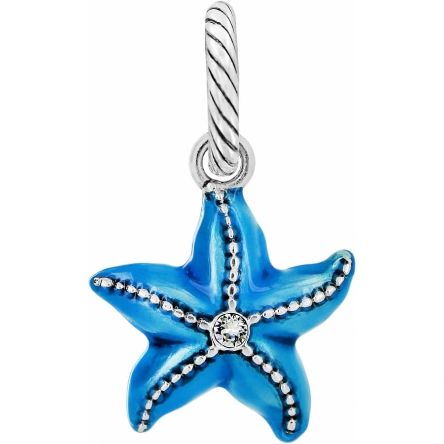 Seascape Starfish Charm silver-blue 1