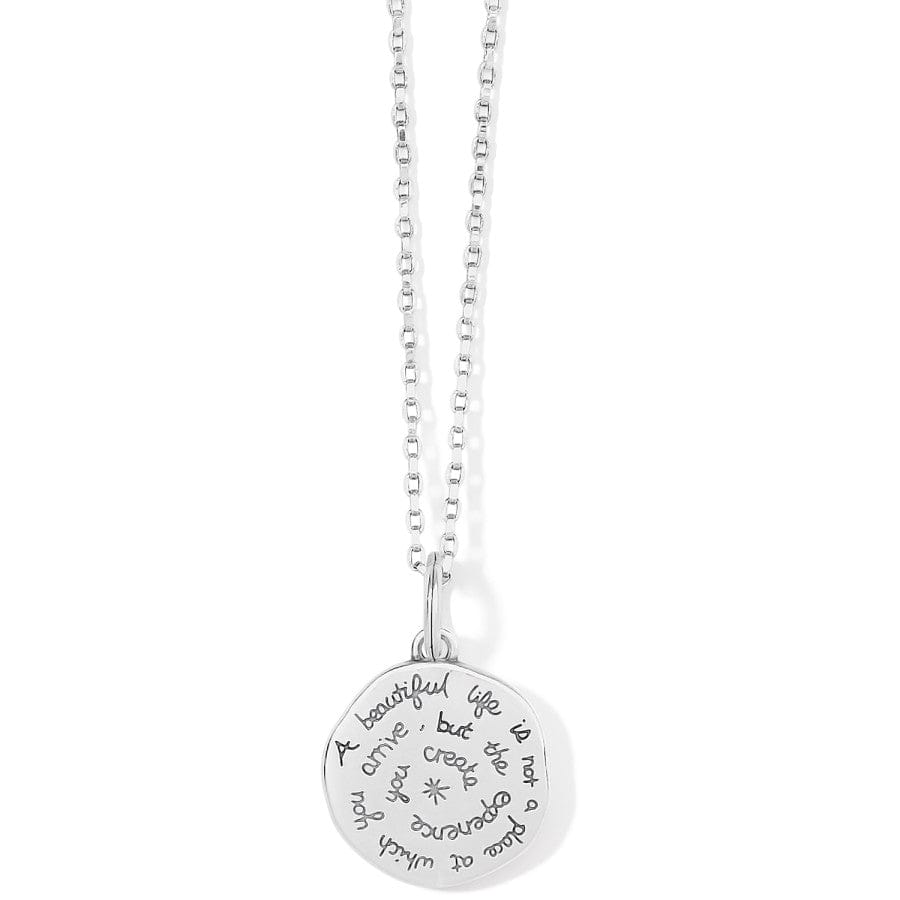 Sentiments Beautiful Convertible Reversible Necklace silver 1
