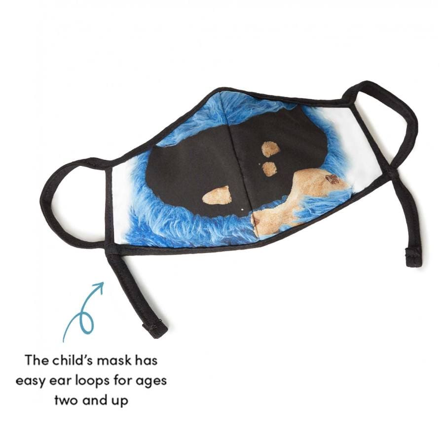 Sesame Street Cookie Monster Child Face Mask multi 2