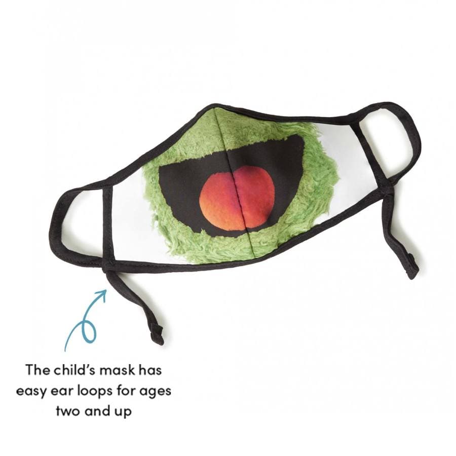 Sesame Street Oscar The Grouch Child Face Mask multi 2