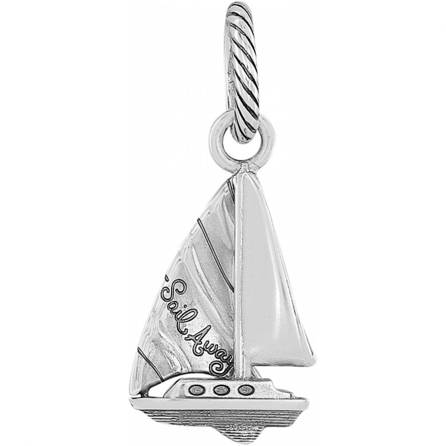 Antique Silver Plated Sailing Sailboat Fishing Charms Oceanic Pendants DIY Jewelry Making Supplies