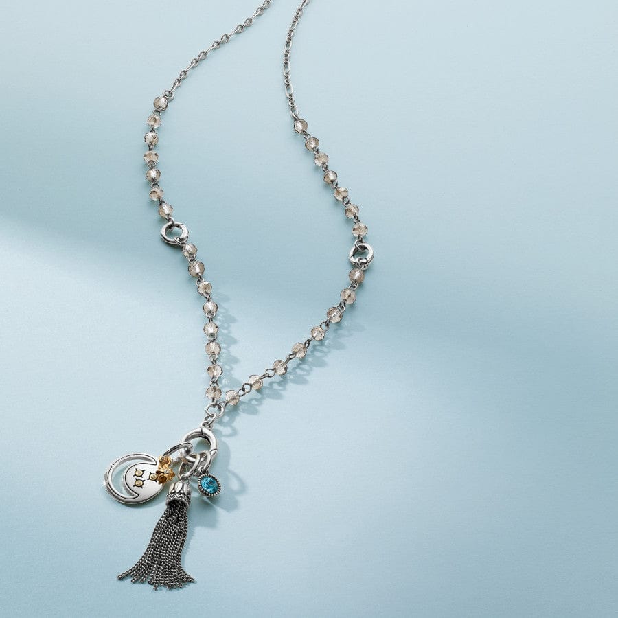 Shine Through Amulet Necklace Gift Set silver-turquoise 1
