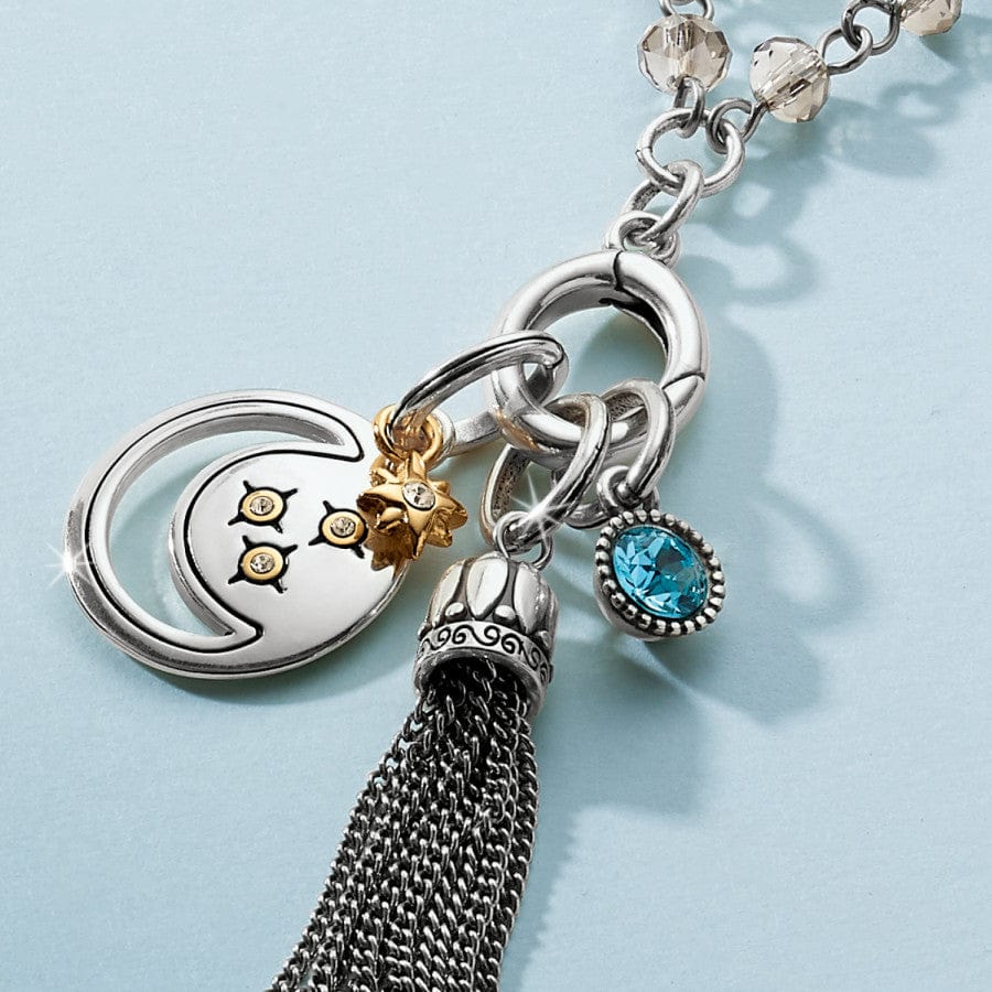 Shine Through Amulet Necklace Gift Set silver-turquoise 2