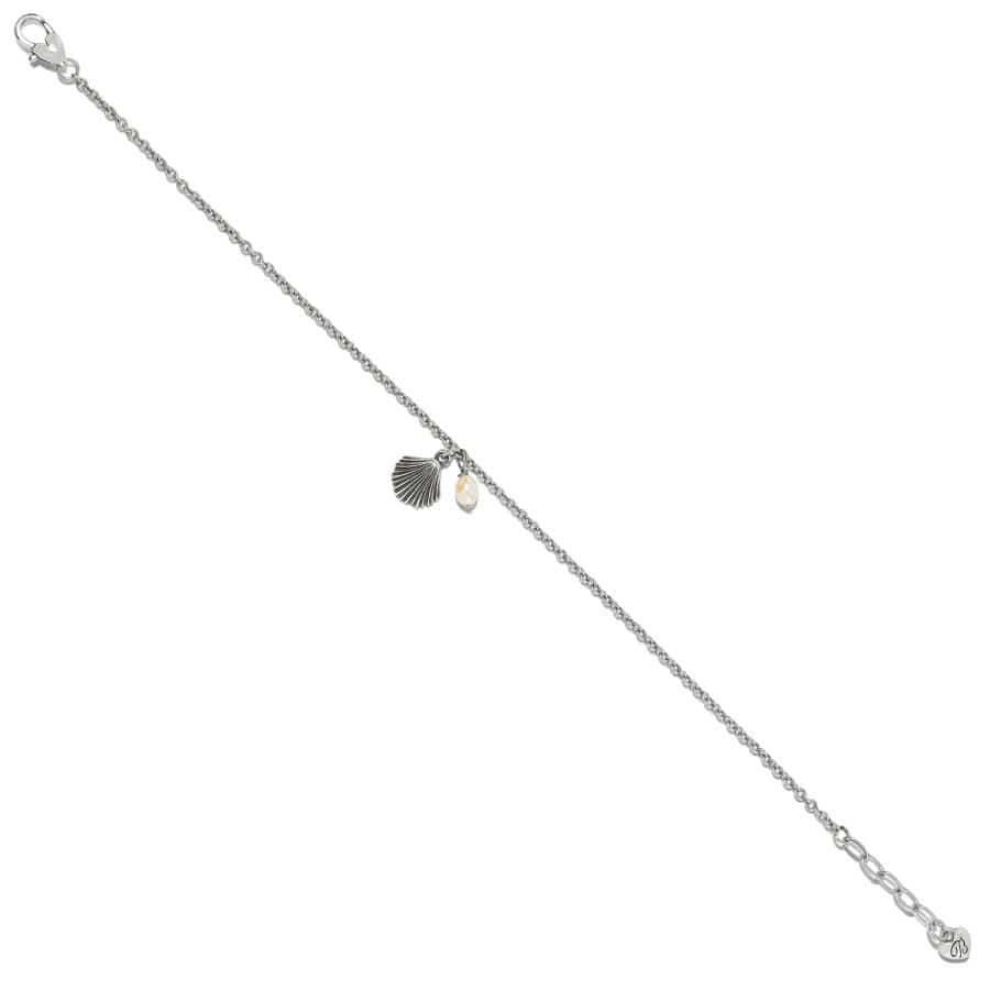 Silver Shells Anklet silver-pearl 2