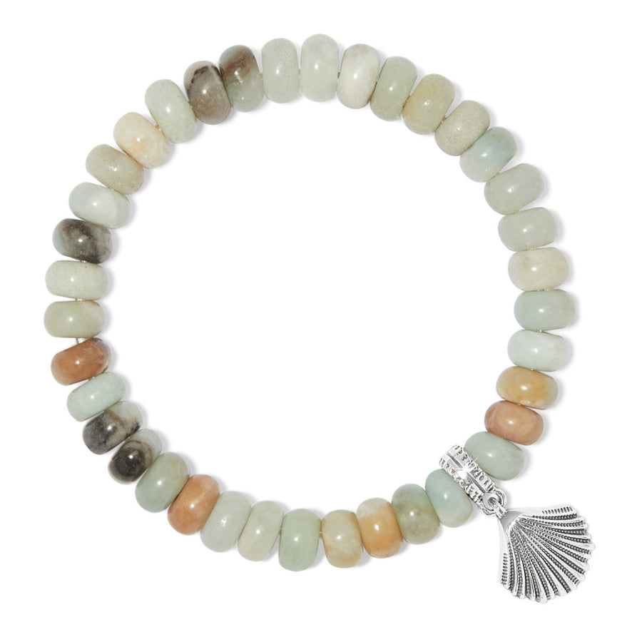 Silver Shells Bay Stretch Bracelet - Brighton