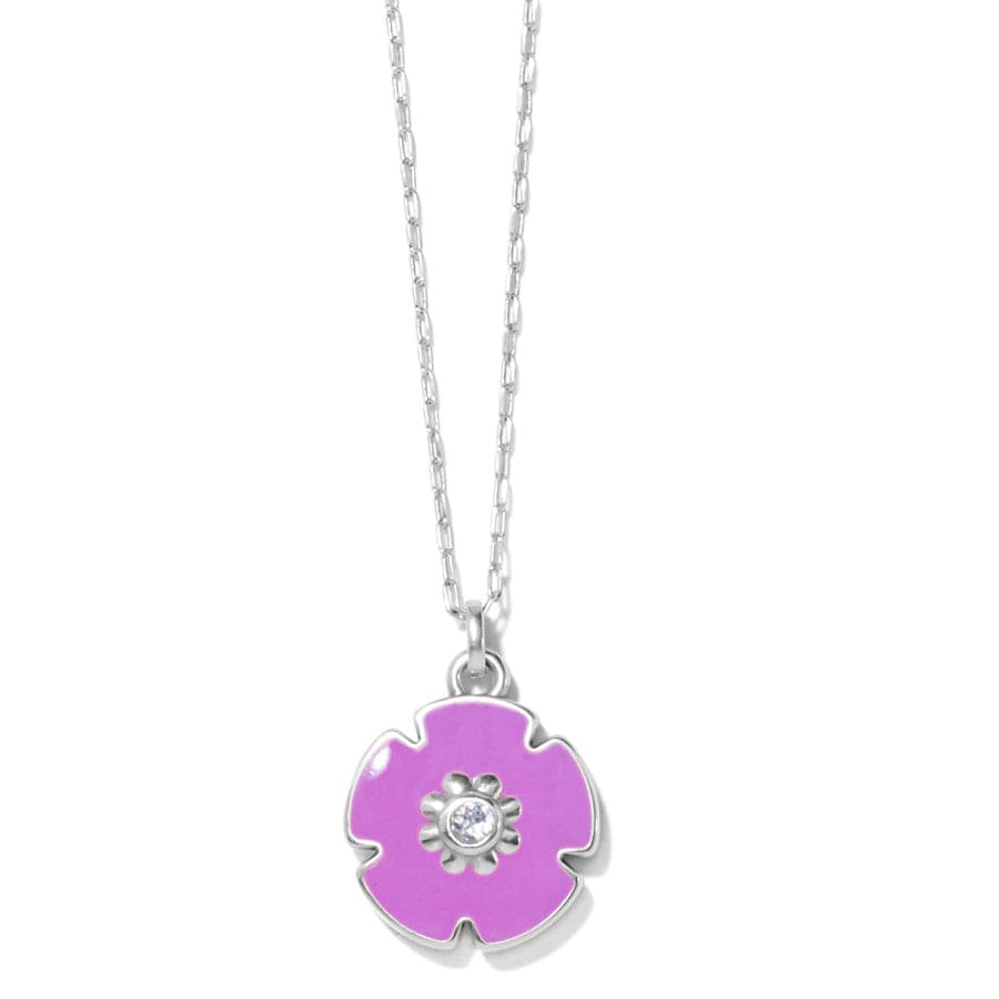 Simply Charming Bloom Necklace silver-pink 1
