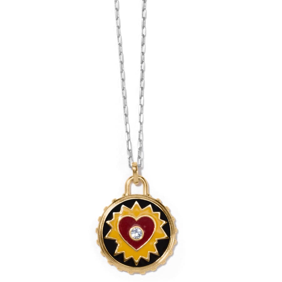 Simply Charming Passion Heart Necklace silver-gold-multi 1