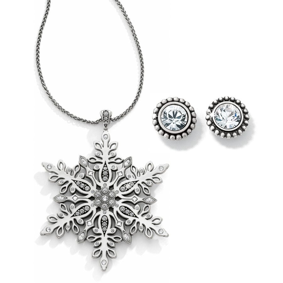 Snowflake Kisses Jewelry Gift Set silver 1