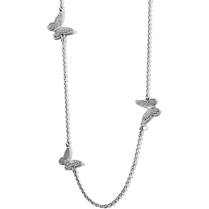 Solstice Bloom Butterfly Long Necklace