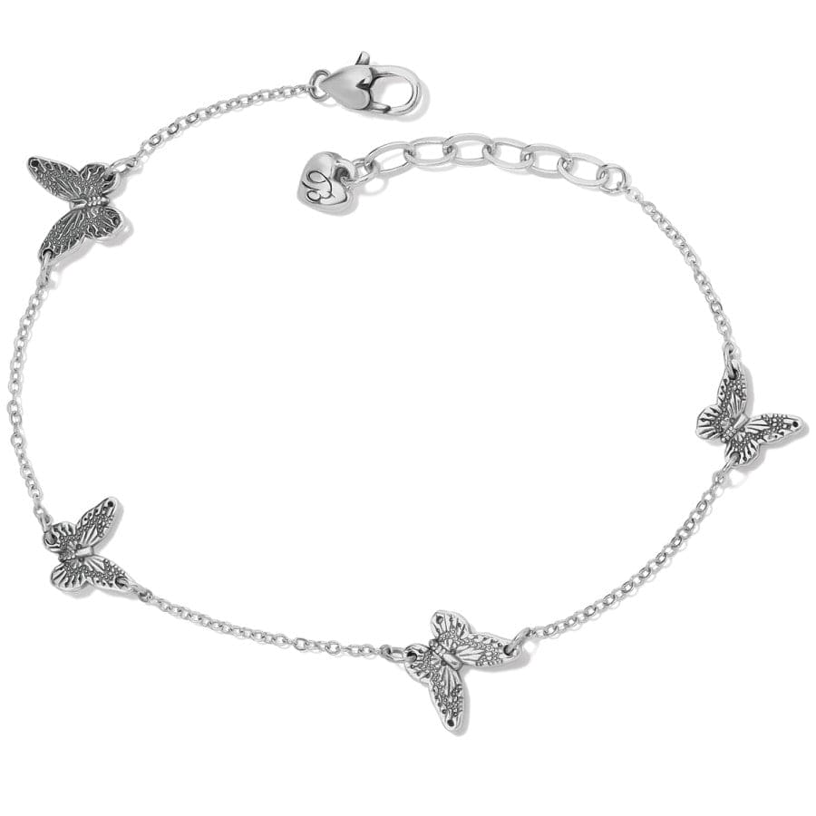 Solstice Butterfly Anklet silver 1
