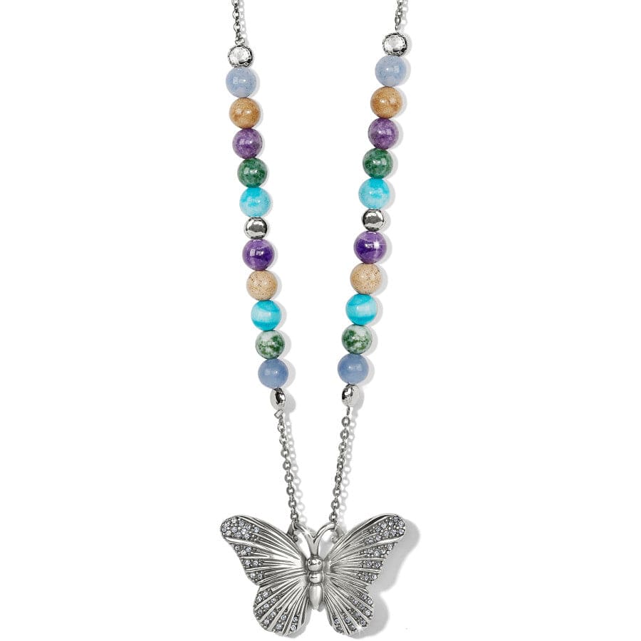 Solstice Hues Butterfly Necklace silver-multi 1