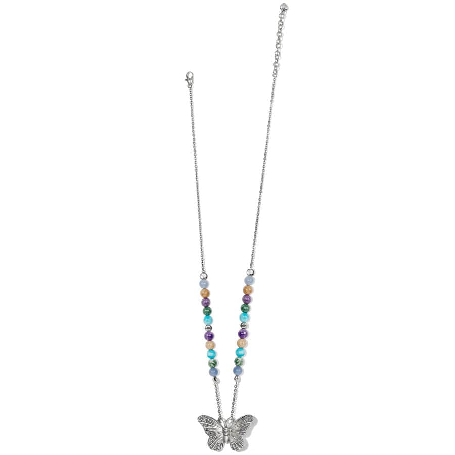 Solstice Hues Butterfly Necklace silver-multi 2