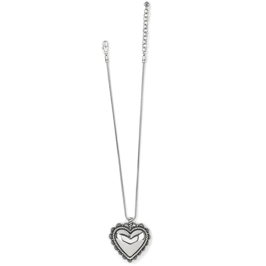 Sonora Bold Heart Necklace silver 3