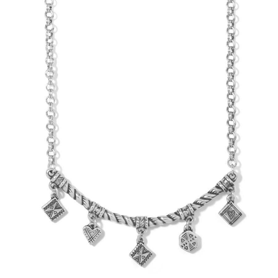 Sonora Etched Necklace silver 1