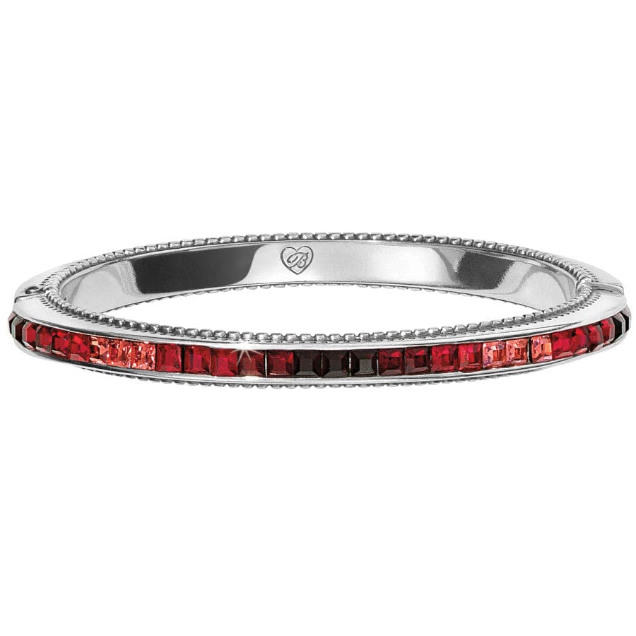 Spectrum Hinged Bangle red 1