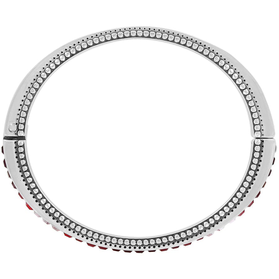 Spectrum Hinged Bangle red 3