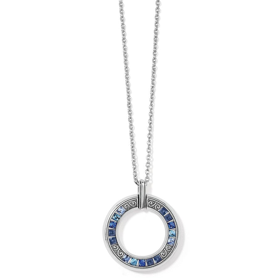 Spectrum Light Necklace silver-blues 1