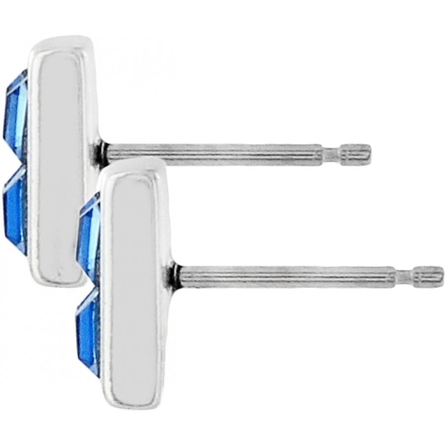 Spectrum Mini Post Earrings silver-blue 2