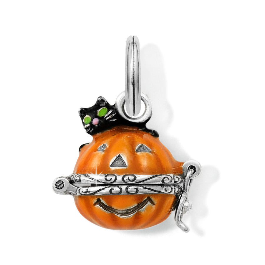 Spooky Pumpkin Charm silver-orange 1