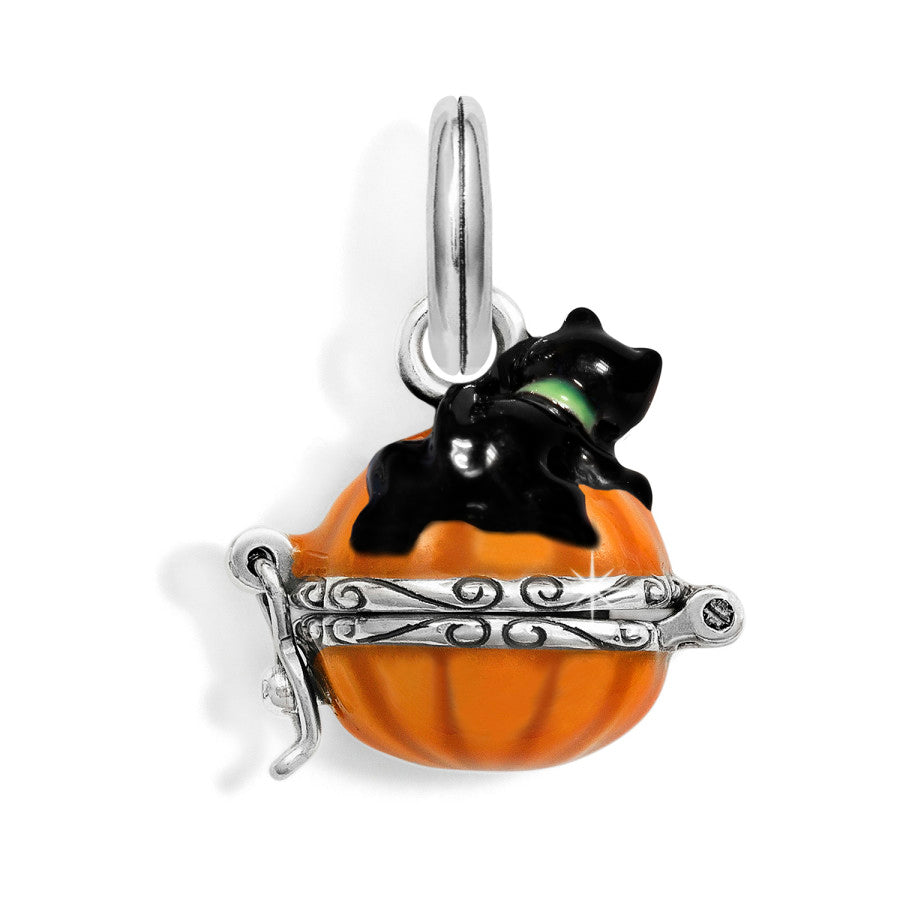 Spooky Pumpkin Charm silver-orange 3