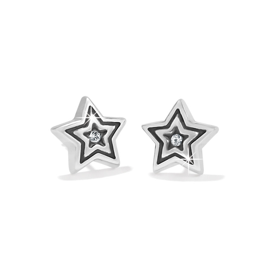 Star Rocks Mini Post Earrings silver 1