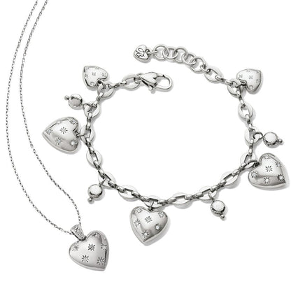 Stellar Heart Charm Jewelry Gift Set
