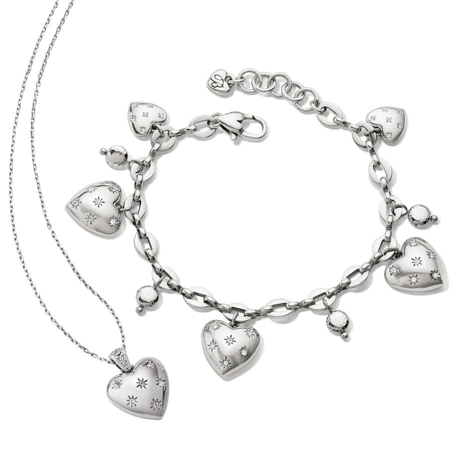 Stellar Heart Charm Jewelry Gift Set