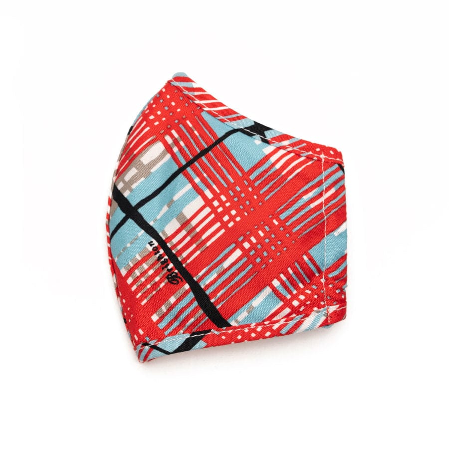 Summer Stripes and Plaid Face Mask (2 pack)