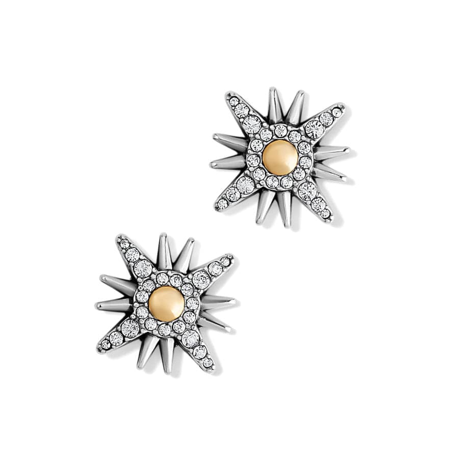 Sunglow Post Earrings silver-gold 1