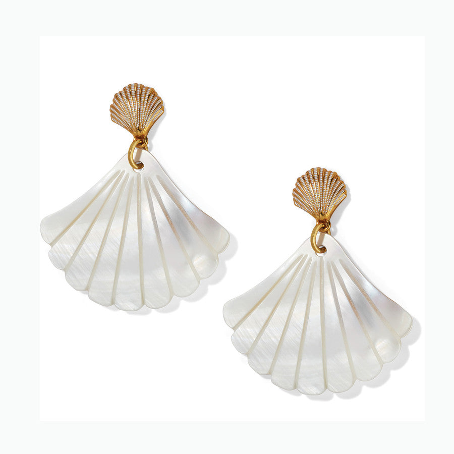 Sunset Cove Mother Of Pearl Shell Post Earrings - Brighton