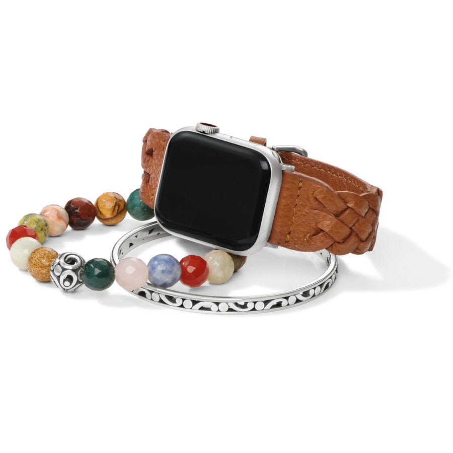 Sutton Braided Leather Watch Band luggage 15