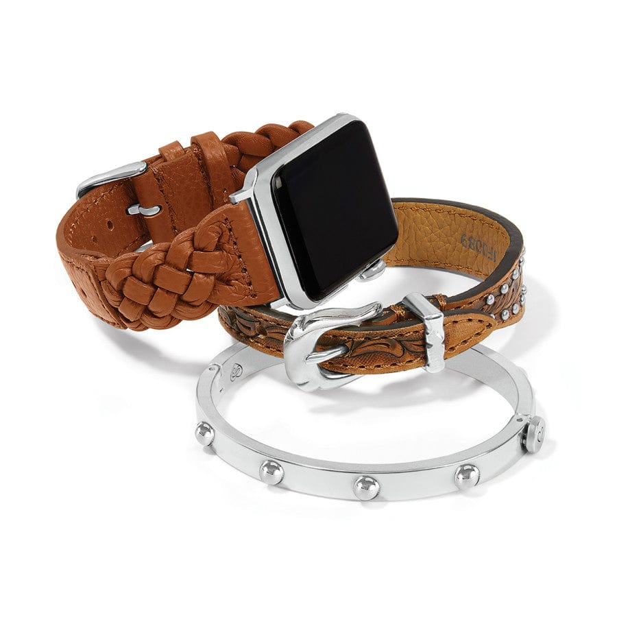 Sutton Braided Leather Watch Band luggage 16