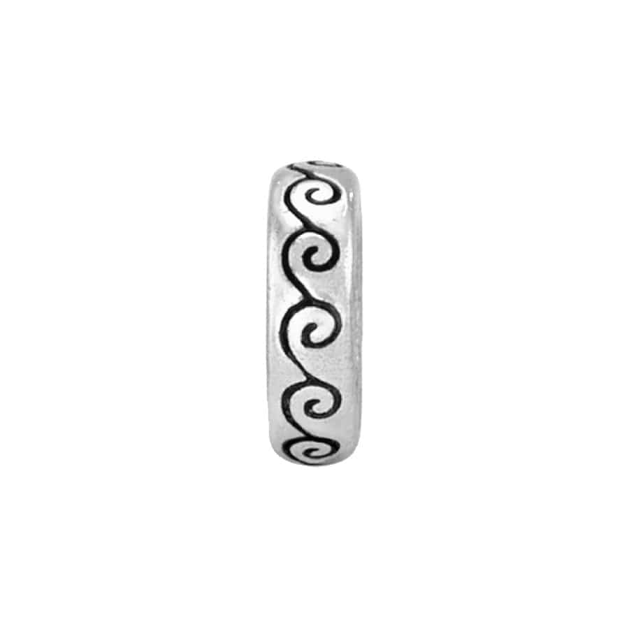 Swirly Spacer silver 1