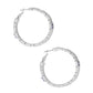 Tapestry Royal Hoop Earrings