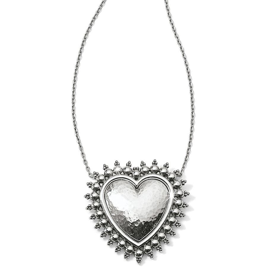 Telluride Heart Necklace silver 1