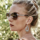 Telluride Peak Teardrop French Wire Earrings