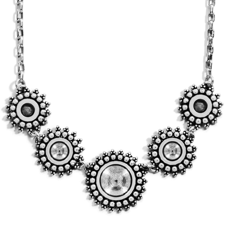 Telluride Sunburst Collar Necklace silver 2