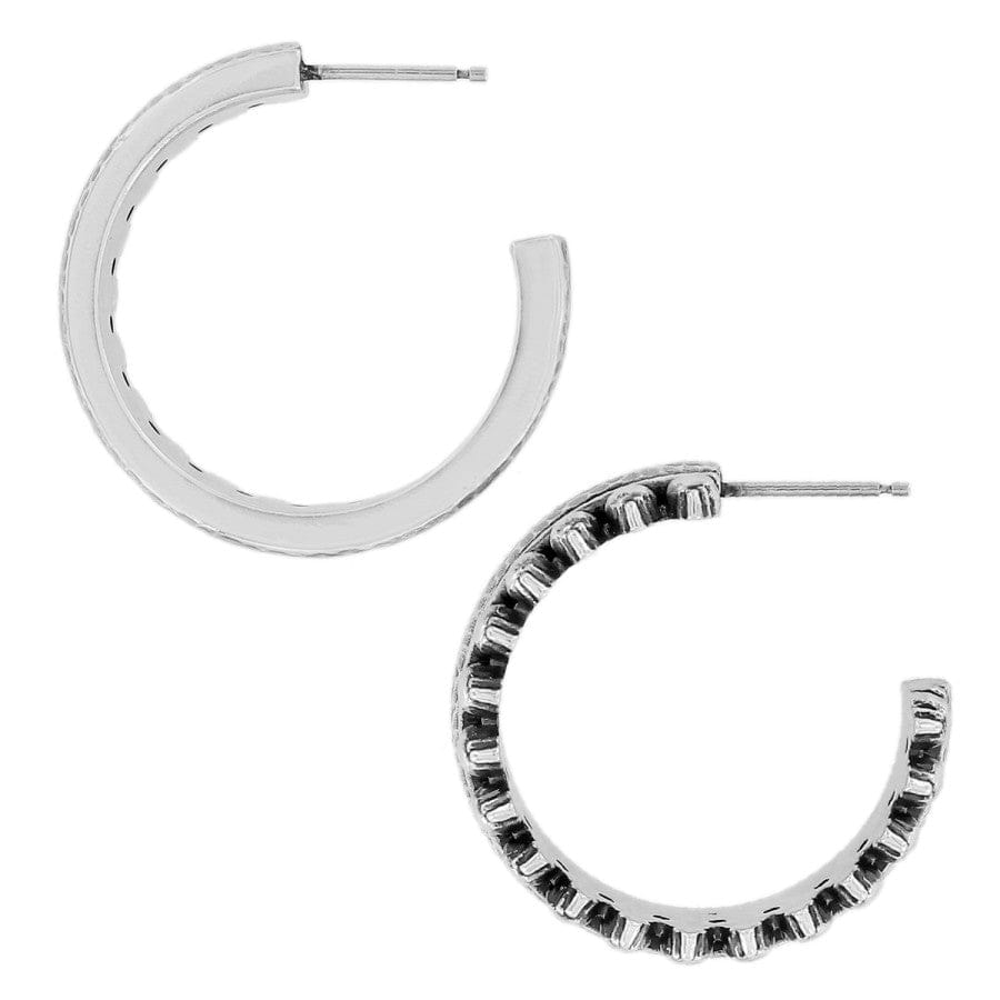 Telluride Sunburst Hoop Earrings silver 2