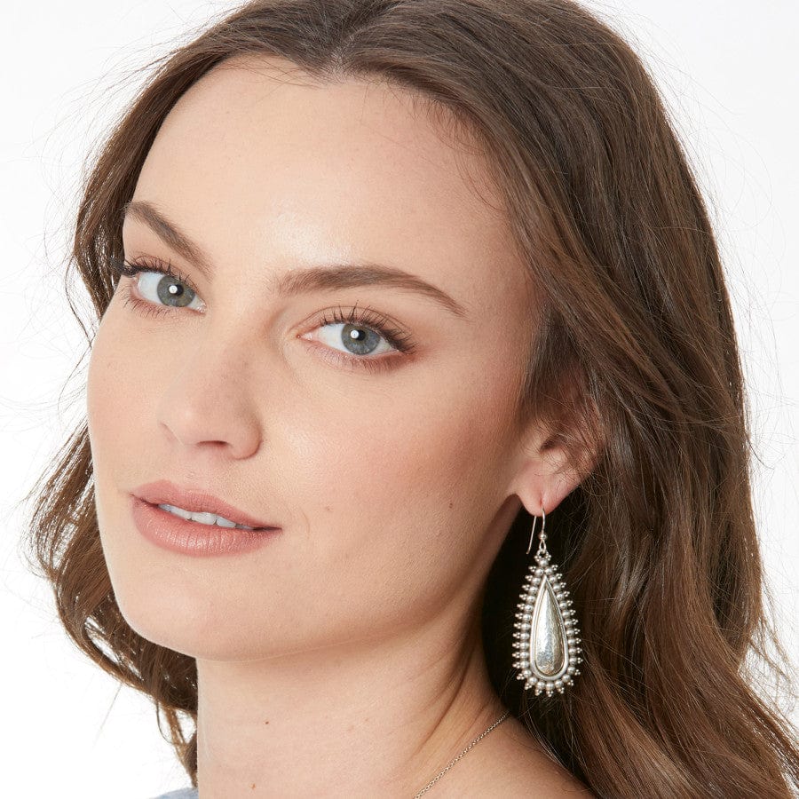 Telluride Teardrop French Wire Earrings Brighton