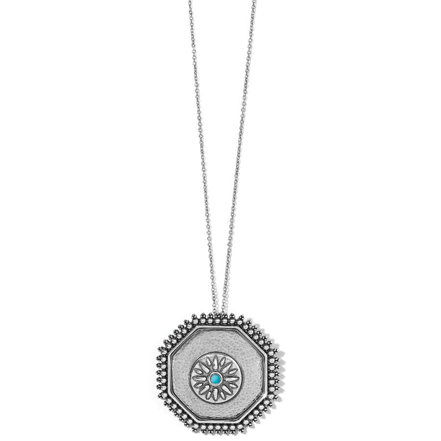 Telluride West Pendant Necklace silver-turquoise 1
