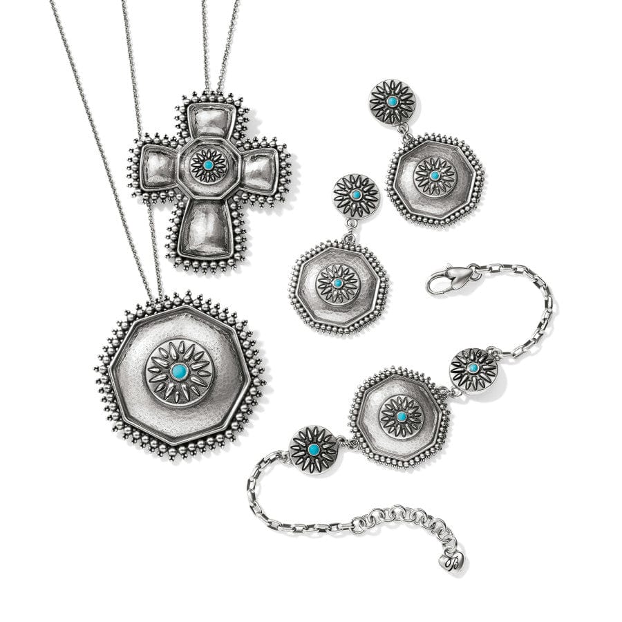 Telluride West Pendant Necklace silver-turquoise 3